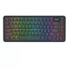 Mechanical keyboard REDRAGON K708-RGB-PRO with USB, RF Wireless and Bluetooth, 1.5 m cable, black, 0.76 kg