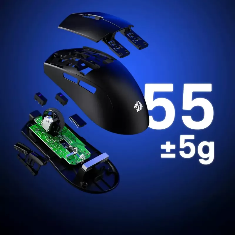 Mouse REDRAGON M918 K1NG PRO MAX RF Wireless Bluetooth USB Type-C