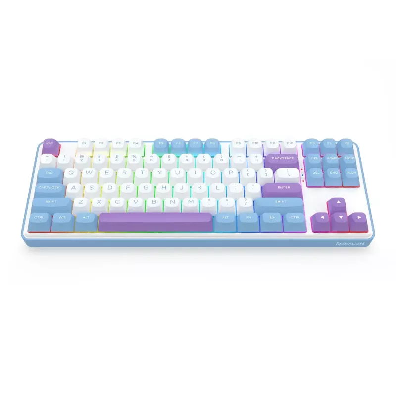 Mechanical Keyboard REDRAGON K707WBP-RGB-PRO Wired USB Blue White