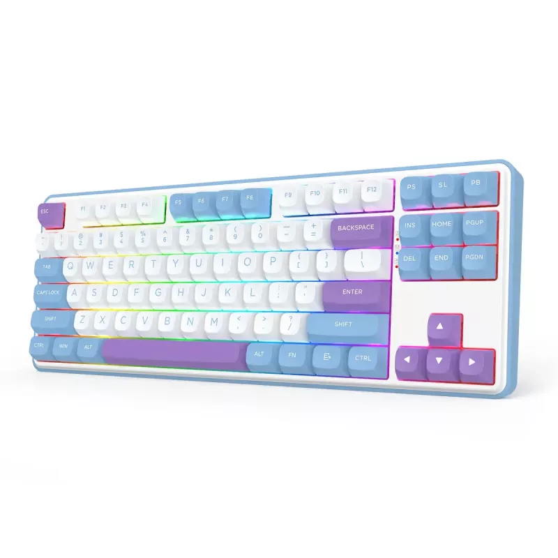 Mechanical Keyboard REDRAGON K707WBP-RGB-PRO Wired USB Blue White