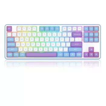Mechanical Keyboard REDRAGON K707WBP-RGB-PRO Wired USB Blue White
