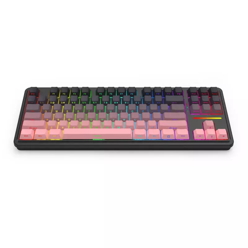 Mechanical keyboard REDRAGON Antonium Pro K728SP-RGB-PRO — USB, RF Wireless, Bluetooth, Black/Pink
