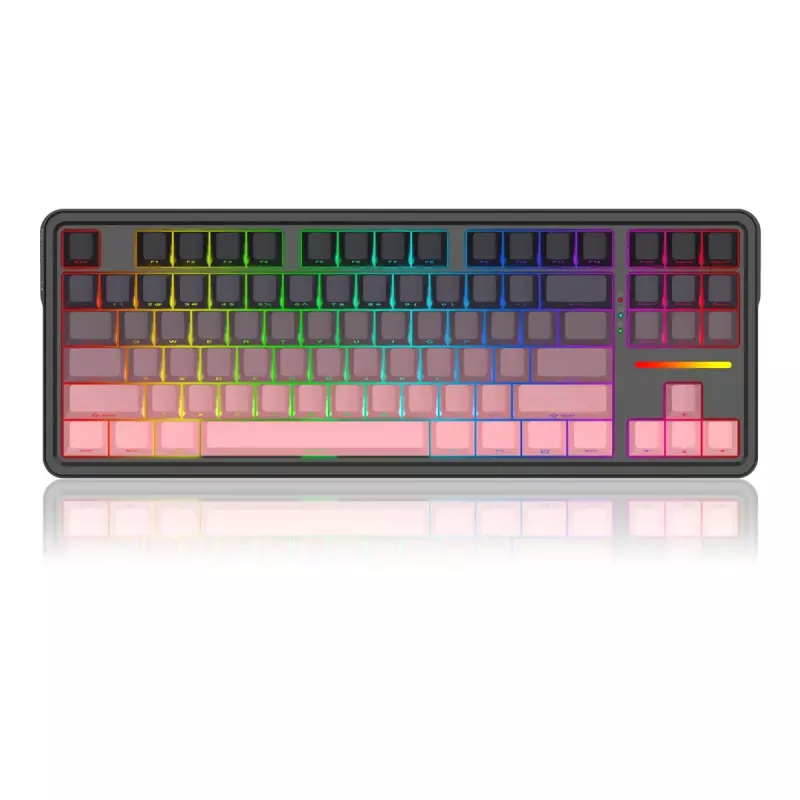 Mechanical keyboard REDRAGON Antonium Pro K728SP-RGB-PRO — USB, RF Wireless, Bluetooth, Black/Pink