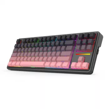 Mechanical keyboard REDRAGON Antonium Pro K728SP-RGB-PRO — USB, RF Wireless, Bluetooth, Black/Pink
