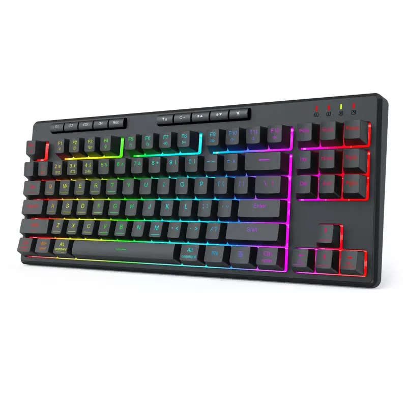 REDRAGON K516RGB-PRO SHIVA PRO 87 keyboard USB RF Wireless Bluetooth Black