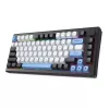 Keyboard REDRAGON K732WLB-RGB-PRO URANUS PRO — 65% mechanical, USB + RF wireless + Bluetooth, QWERTY, English layouts, 1.5 m cable, Black/White