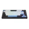 Keyboard REDRAGON K732WLB-RGB-PRO URANUS PRO — 65% mechanical, USB + RF wireless + Bluetooth, QWERTY, English layouts, 1.5 m cable, Black/White