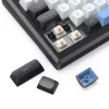 Keyboard REDRAGON K732WLB-RGB-PRO URANUS PRO — 65% mechanical, USB + RF wireless + Bluetooth, QWERTY, English layouts, 1.5 m cable, Black/White