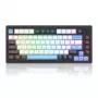 Keyboard REDRAGON K732WLB-RGB-PRO URANUS PRO — 65% mechanical, USB + RF wireless + Bluetooth, QWERTY, English layouts, 1.5 m cable, Black/White