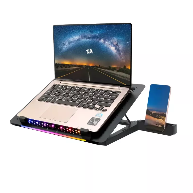 Laptop Cooling Pad REDRAGON GCP500 Ivy Ergonomic Design 5 Fans