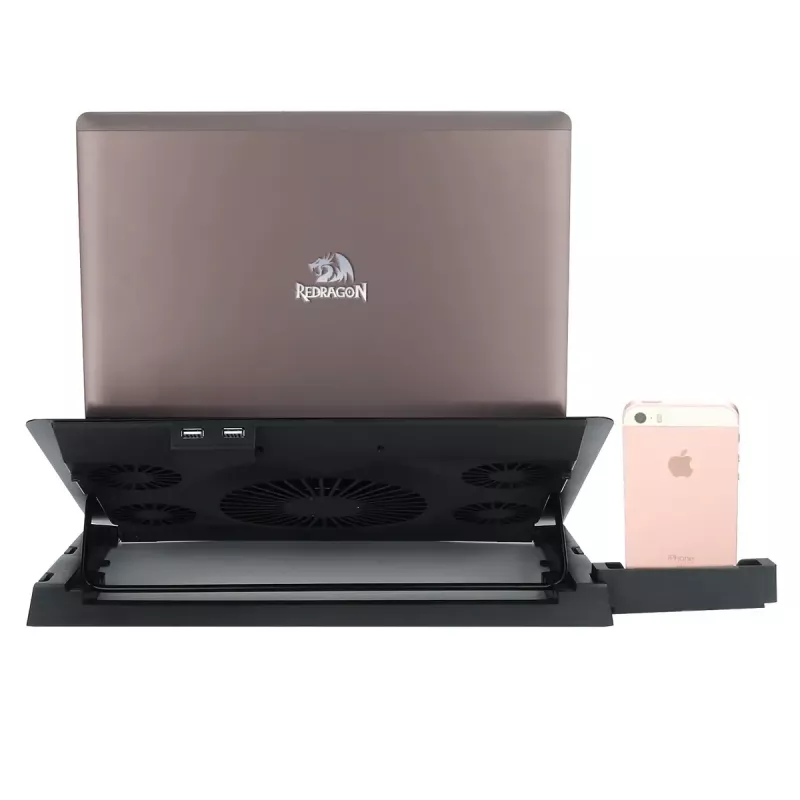 Laptop Cooling Pad REDRAGON GCP500 Ivy Ergonomic Design 5 Fans
