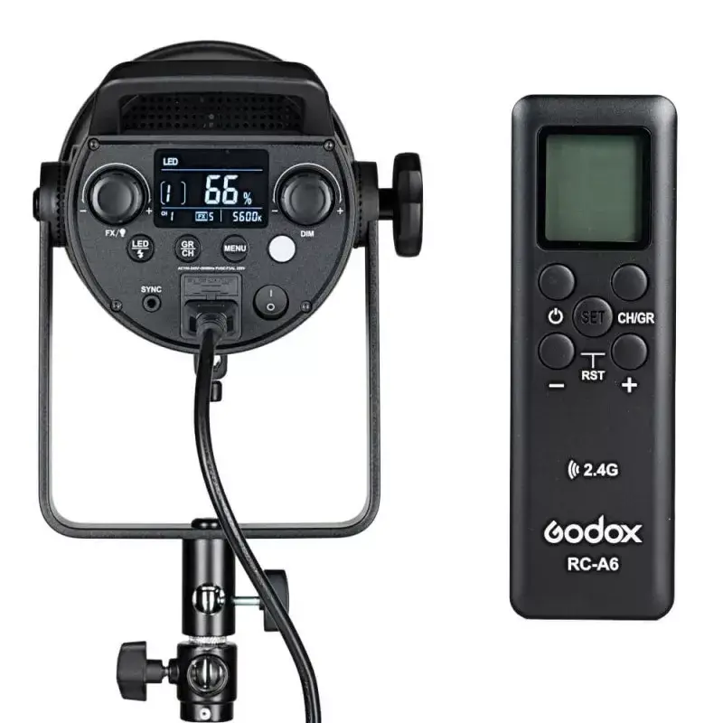 Godox FV200 photo studio flash unit 1/8000 s Black