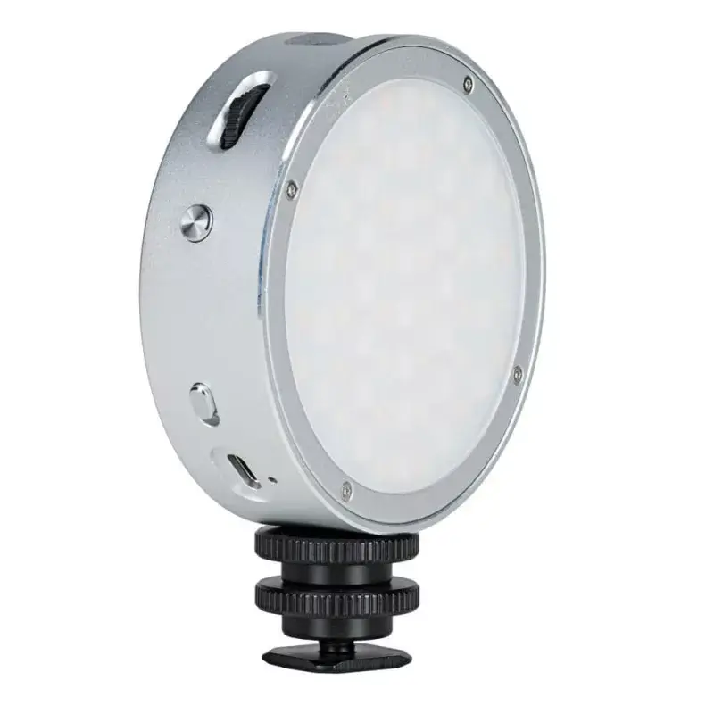 Godox R1 Round 5 W RGB Light Black Silver Battery Powered