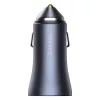 Car charger Baseus TZCCJD-0G 40W Dark Gray — USB vehicle power adapter, 40W output