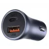 Car charger Baseus TZCCJD-0G 40W Dark Gray — USB vehicle power adapter, 40W output