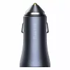 Car charger Baseus TZCCJD-0G 40W Dark Gray — USB vehicle power adapter, 40W output