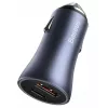 Car charger Baseus TZCCJD-0G 40W Dark Gray — USB vehicle power adapter, 40W output