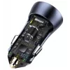 Car charger Baseus TZCCJD-0G 40W Dark Gray — USB vehicle power adapter, 40W output
