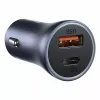 Car charger Baseus TZCCJD-0G 40W Dark Gray — USB vehicle power adapter, 40W output