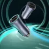 Car charger Baseus TZCCJD-0G 40W Dark Gray — USB vehicle power adapter, 40W output