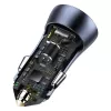 Car charger Baseus TZCCJD-0G 40W Dark Gray — USB vehicle power adapter, 40W output