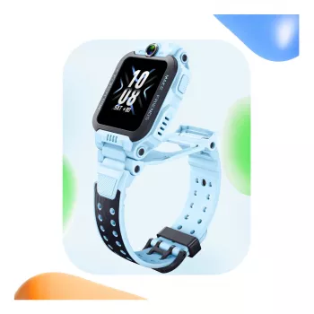 Smartwatch imoo Z7 1.3 inch TFT 240x240 Touchscreen 4G Wi‑Fi GPS 740mAh — Blue
