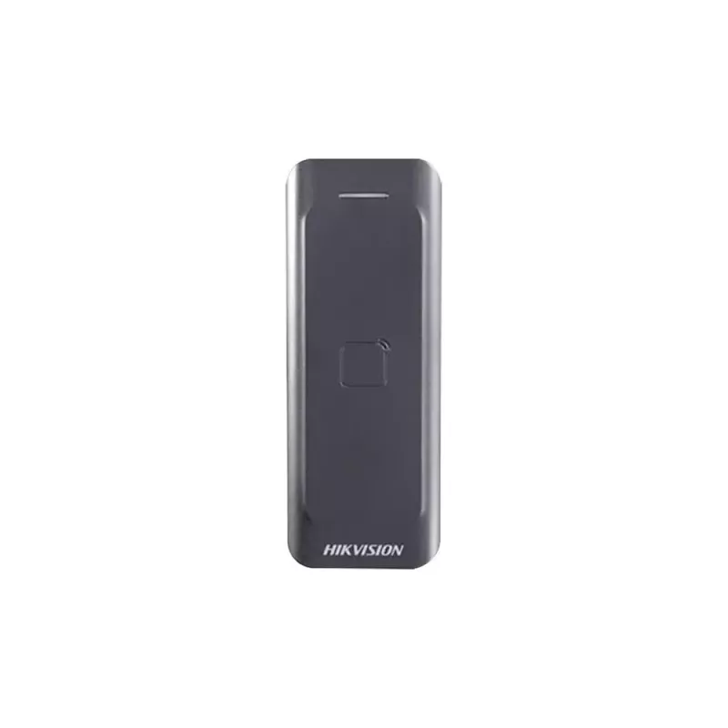 Access control reader Hikvision DS-K1802E, black, DC 0–12 V, max 0.15 A, 115.9×43.3×17 mm