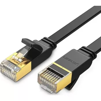 Ethernet cable UGREEN NW106 Cat.7 STP RJ45 flat 3 m (black)