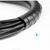 Cable organizer UGREEN Spiral Black — spiral cable wrap, 1 piece