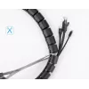 Cable organizer UGREEN Spiral Black — spiral cable wrap, 1 piece