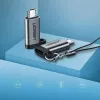 USB adapter UGREEN USB-C to microUSB Gray, lightweight 0.4 kg