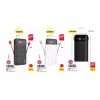 Powerbank Dudao K1Pro 20000mAh 15W with 4 integrated cables, black