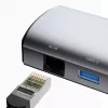 Laptop Dock DUDAO A15PRO Wired USB 3.2 Gen 1 Type-A Type-C Grey