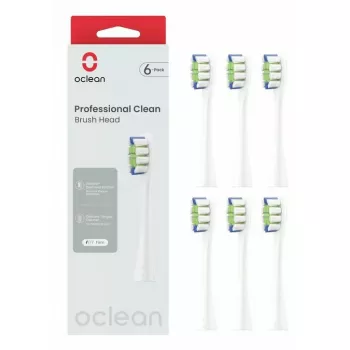 Toothbrush Heads Oclean P1C1 W06 6 pcs White Extra Soft