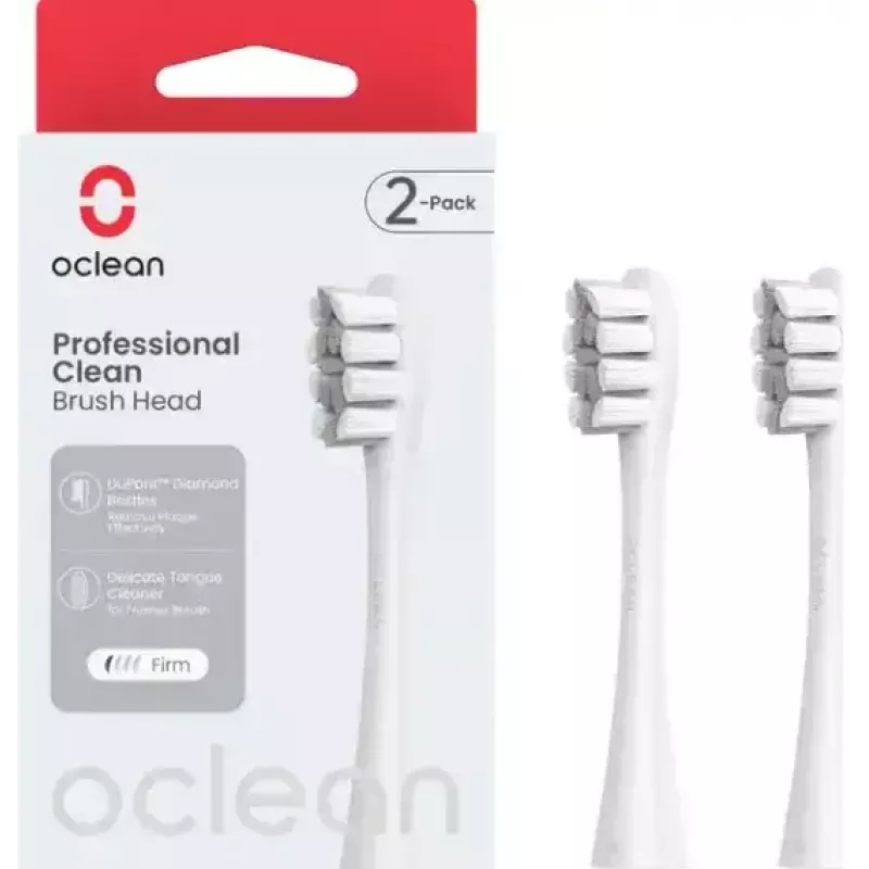 Replacement Toothbrush Heads OCLEAN P1C10 Grey, 2 pieces
