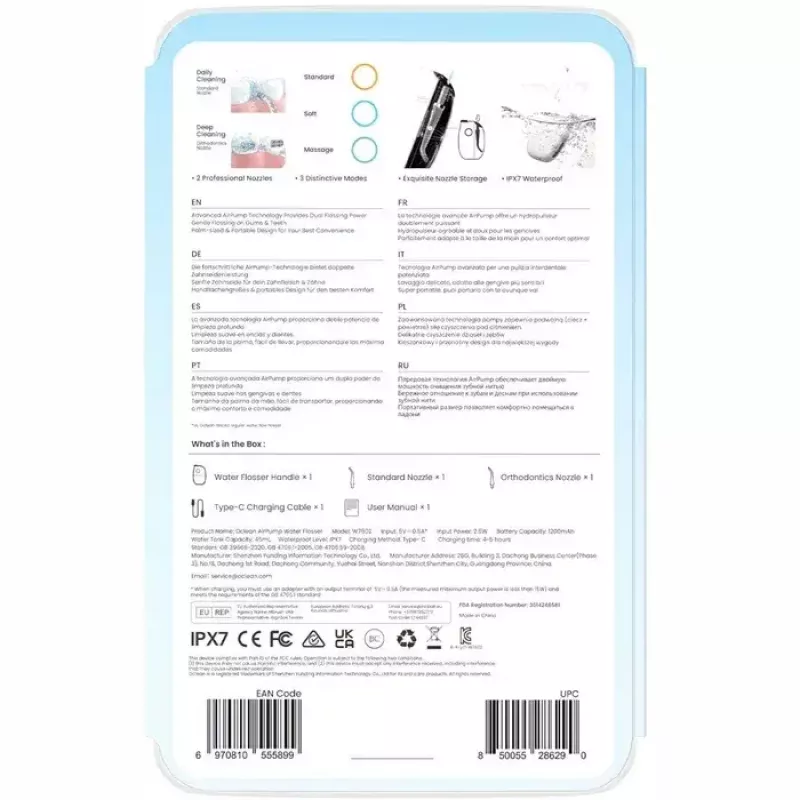Oclean A10 oral irrigator, grey