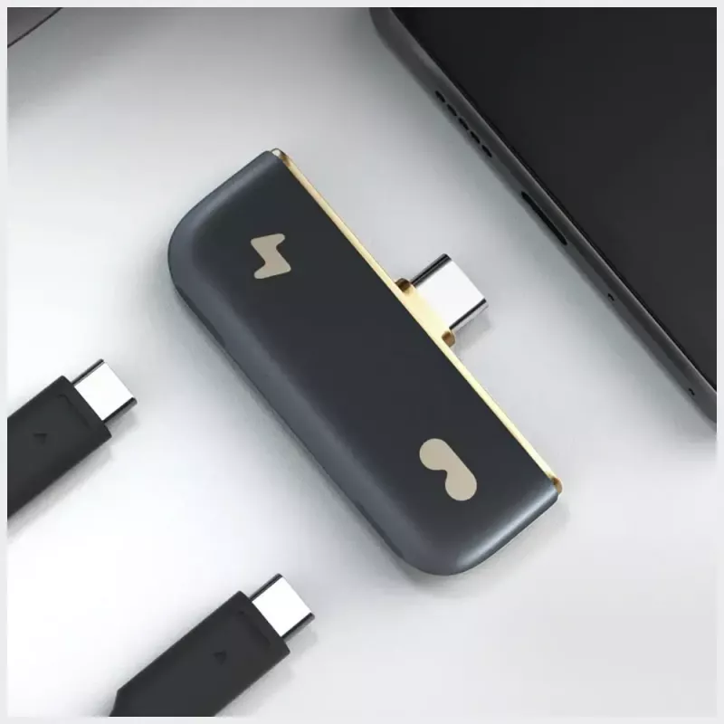 USB-C adapter Rokid UNB23010 — 2x USB-C ports, black