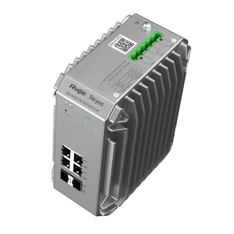 Managed Switch Ruijie Networks RG-NIS3100-4GT2SFP-HP L2 Gigabit Ethernet PoE