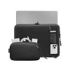 Sleeve Kit Tomtoc TOM-A13-C12D for 13 inch MacBook Pro/Air — black