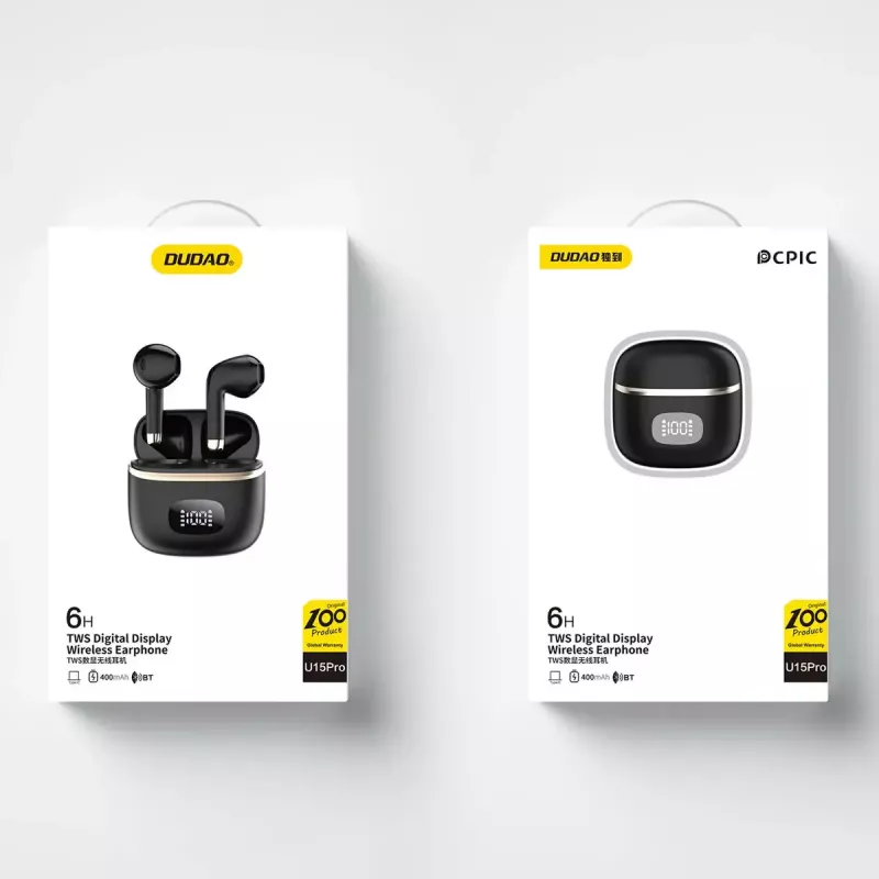 Headphones Dudao U15Pro TWS wireless headphones black