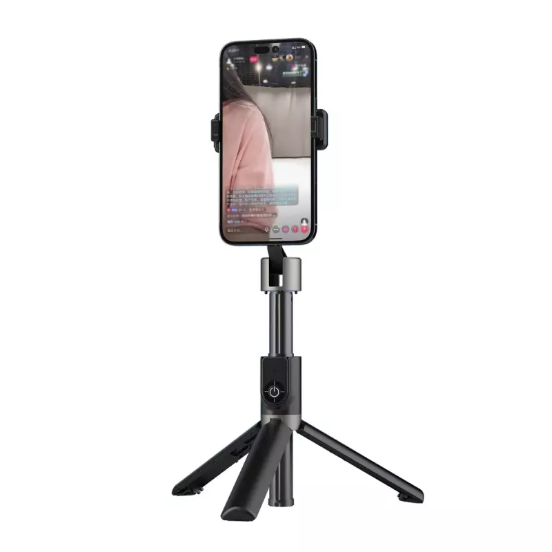 Dudao F18W Telescopic Selfie Stick with Tripod and Remote, 110 cm, White