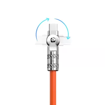USB‑to‑Lightning Cable Dudao L24AL — 1 m, USB‑A to Lightning, Orange