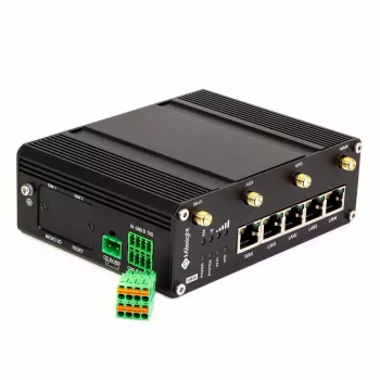 Industrial router Milesight UR35 Pro 4G WiFi4 GPS — cellular 4G, Wi‑Fi 4, GPS, rugged design