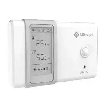 Indoor ambience monitoring sensor Milesight AM104-868M LoRaWAN — temperature and humidity