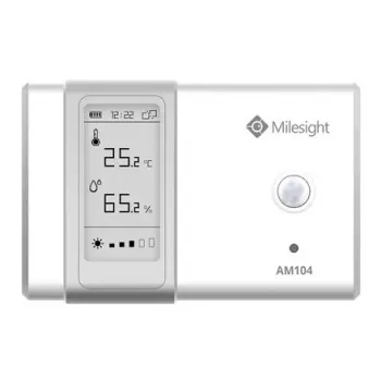 Indoor ambience monitoring sensor Milesight AM104-868M LoRaWAN — temperature and humidity