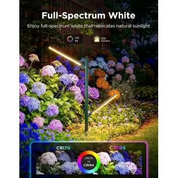 Outdoor Garden Light Govee H7086341 RGBICWW 1100 lm IP66