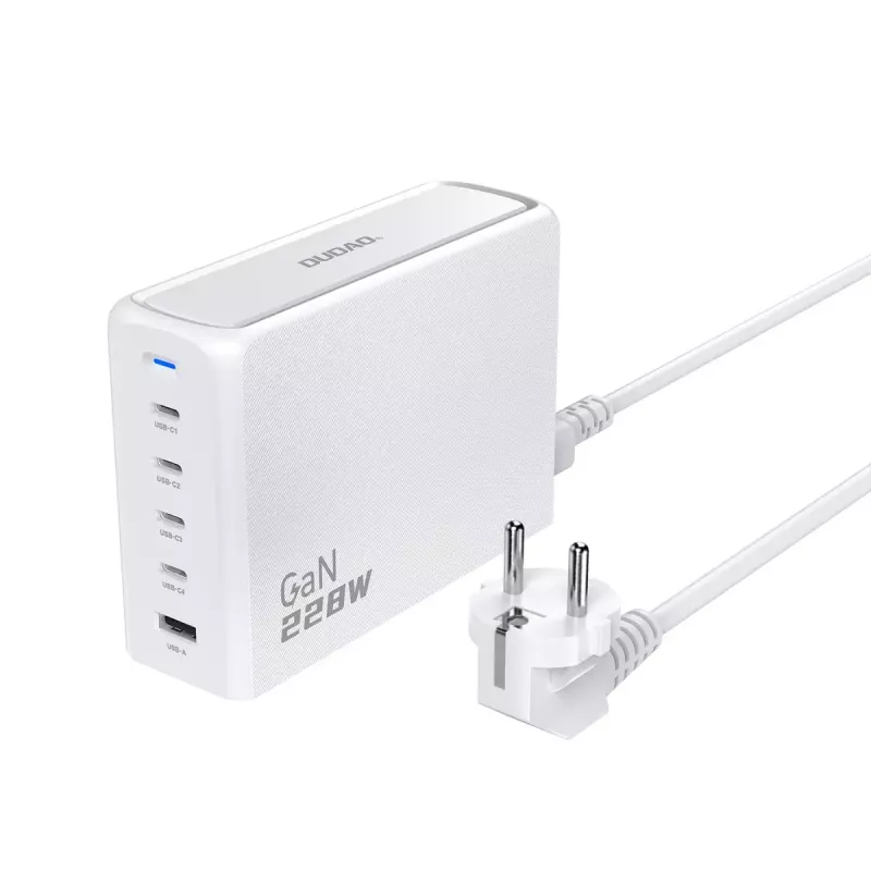 Charger DUDAO A228EU 228Watt GaN 4xUSB-C 1xUSB-A