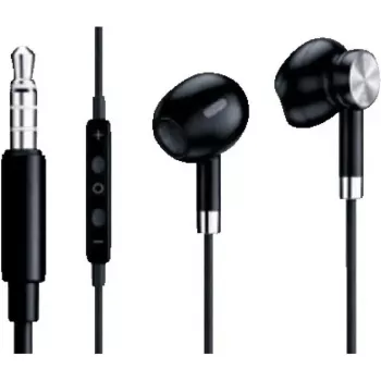 Wired Earphones Samsung Dawnkey Magnetic Earphone with 3.5 mm Jack, Black