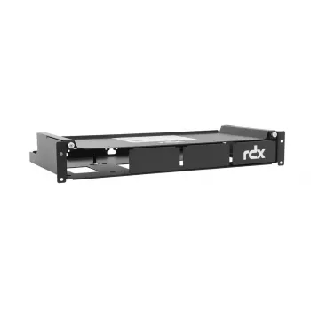 Overland-Tandberg 1.5U Rackmount QuadPAK for 1–4 external RDX Drives, 19 inch, Black