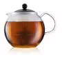 Single teapot Bodum Assam 1500 ml Black Transparent